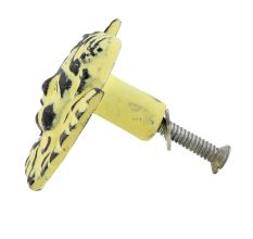 Yellow Angel Distressed Iron Cabinet Knob