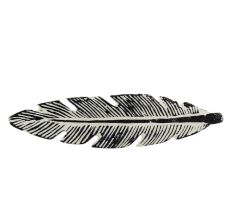 Cream Feather Distressed Iron Handles