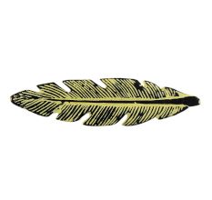 Yellow Feather Distressed Iron Handles