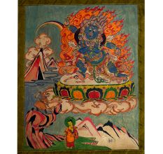 Thangka Painting Of Yamantaka, Destroyer of the God of Death