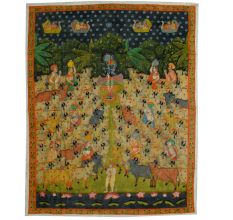 Pichwai Painting of Sharad Purnima Shreenathji