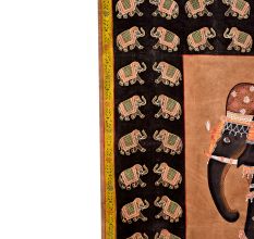 Royal Elephant Border Painting