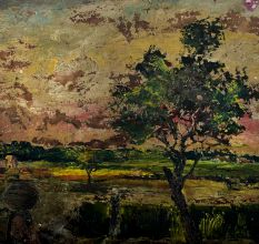 Canvas Painting Indian Village Women With Earthen Pot On Head