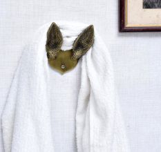 Rabbit Small Ear Aluminum Decorative Hook