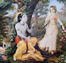 Radha Krishna  Painting On Canvas