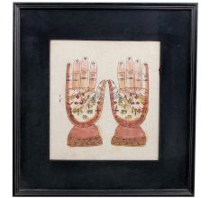Canvas Painting Of Two Good Luck Charm Hands Of Fatima
