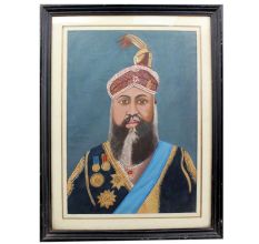 Hand Painted Portrait of A Major-General