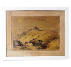 Canvas Painting Of The Haramesh-Sharif Jerusalem