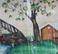Rustic Farmhouse Canvas Wall Painting