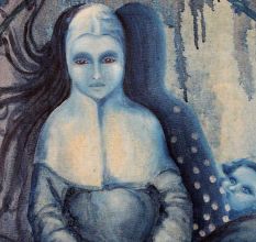 Oil Painting OF Nun With A Child