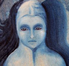Oil Painting OF Nun With A Child
