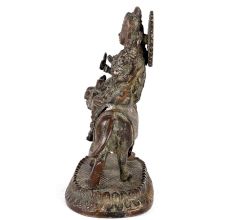 Brass Mata Sherawali Or Ma Durga Statue