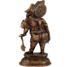 Standing Brass Ganesha Statue