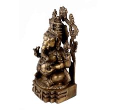 Brass Statue Of Lord Ganesha With Arch