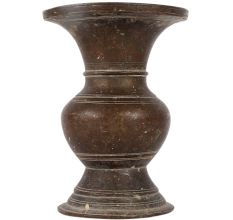 Brass Urn Style Cylindrical Vase