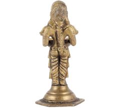Golden Brass Deep Laxmi Holding Diya