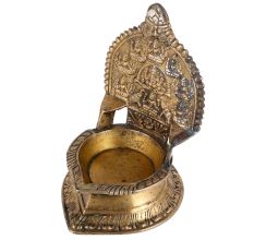 Ashtalakshmi VilakkuÂ Brass Oil Lamp