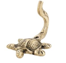 Golden Brass Turtle Hook