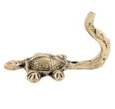 Golden Brass Turtle Hook