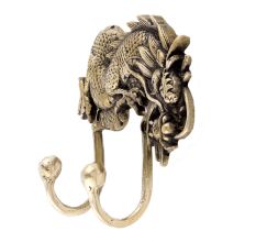 Brass Chinese Dragon Wall MountÂ Hooks