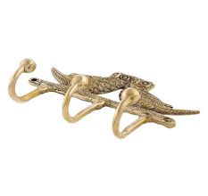 Brass Owl Wall Hook Key Hanger