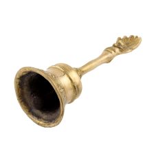 Indian Goddess Hand Ganti Brass Pooja Bell
