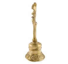 Indian Goddess Hand Ganti Brass Pooja Bell