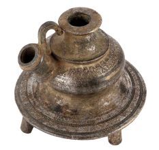 Old Brass Hookah Pipe Base Pot