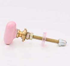 Pink Tiny Heart Ceramic Cabinet Knobs