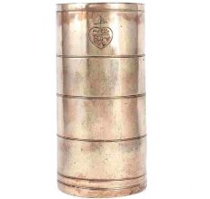 Brass Cylindrical Grain Measuring Tumbler