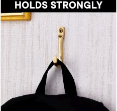 J Single Brass Hook In Golden Finish