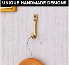 J Single Brass Hook In Golden Finish
