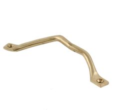Golden Brass Crooked Cabinet Door Handle