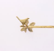 Solid Brass Bird Brass Branch Bird Towel Rod