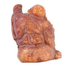 Happy, Smiling Brass Buddha FigurineÂ With Patina
