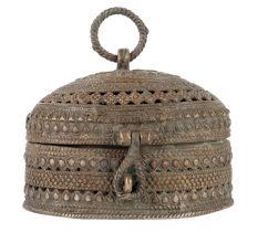 Brass Small Jali Cut Trinkle Or Jewellery Box
