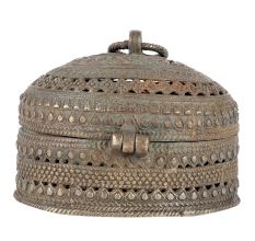 Brass Small Jali Cut Trinkle Or Jewellery Box