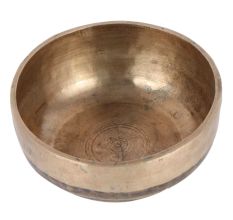 Brass Bowl Hammered Design In Dark Finish