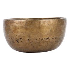 Old Deep Brass Bowl Or Utensile
