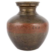 Indian Brass Copper Holy Water Pot Temple Pot