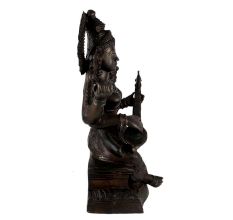 Maa Sarawati Idol Or Statue In Antique Finish