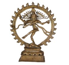 Brass Natraja Statue Dancing Shiva God