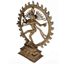 Brass Natraja Statue Dancing Shiva God