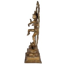 Brass Natraja Statue Dancing Shiva God