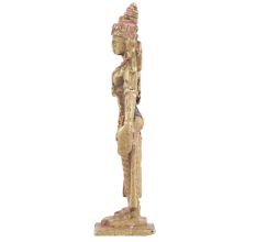 BrassÂ Andal Devi  Statue With Parrot