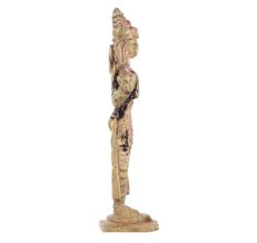 BrassÂ Andal Devi  Statue With Parrot