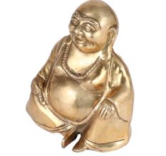 Brass Happy Man Laughing Buddha Statue