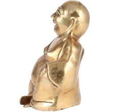 Brass Happy Man Laughing Buddha Statue