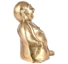 Brass Happy Man Laughing Buddha Statue