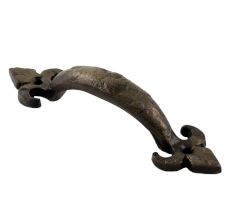 Antique Fleur De Lis Medium Metal Cabinet Handles